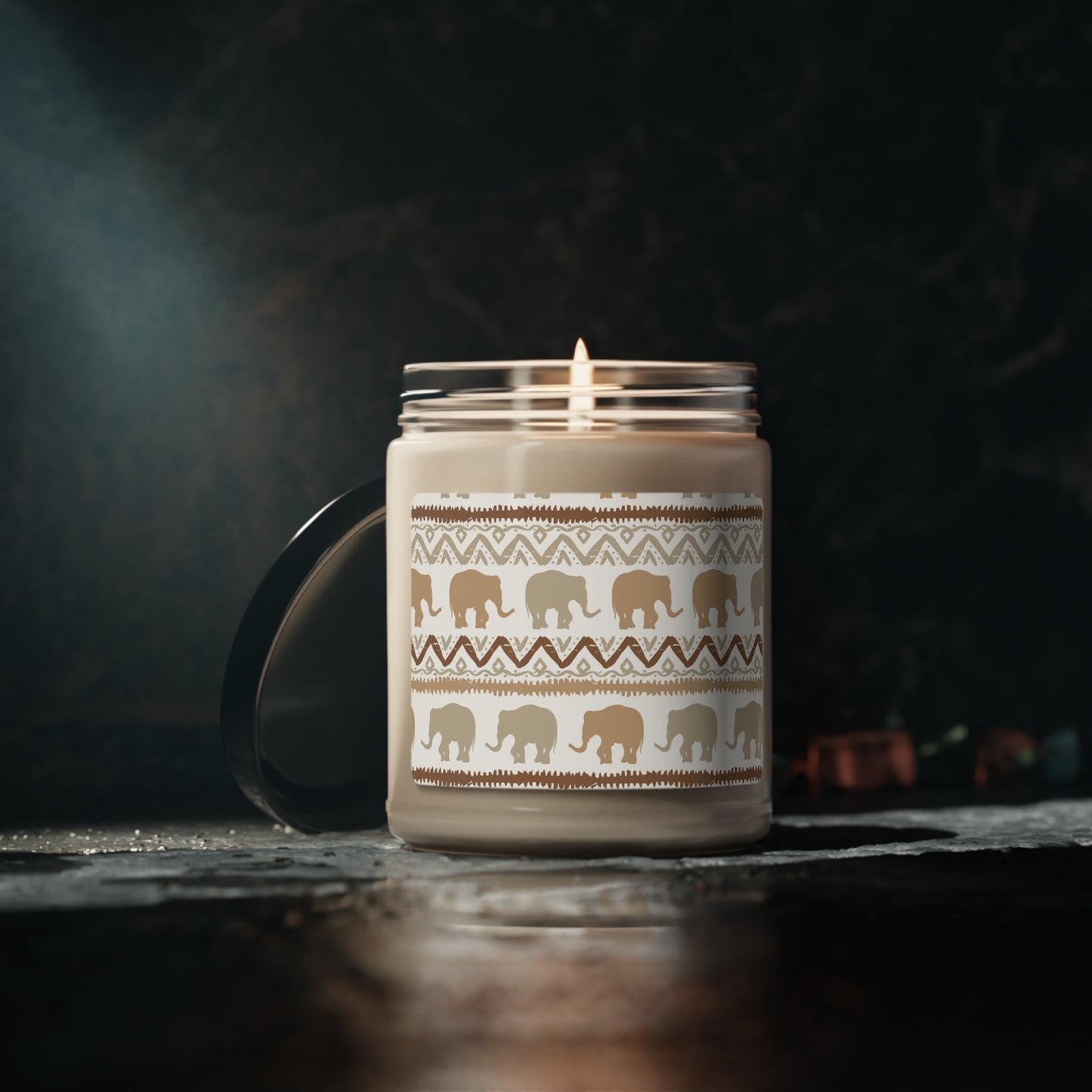 African Print Scented Soy Candle, 9oz - I Love Heartstrings