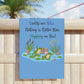 Frog Lover Light Blue Roses are Red Beach Towels