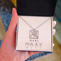 Custom Monogram Necklace Personalized Gift