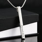 Personalized Engraved 4-Sided Stick Necklace