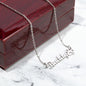 Personalized Dog or Cat Name Necklace with Paw Gift for Pet Mom