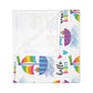 Baby Swaddle Blanket Rainbow Sailboat Medium Skinned Baby Blanket - I Love Heartstrings