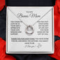 Bonus Mom Necklace Appreciation Birthday Gift Mother's Day Present - I Love Heartstrings