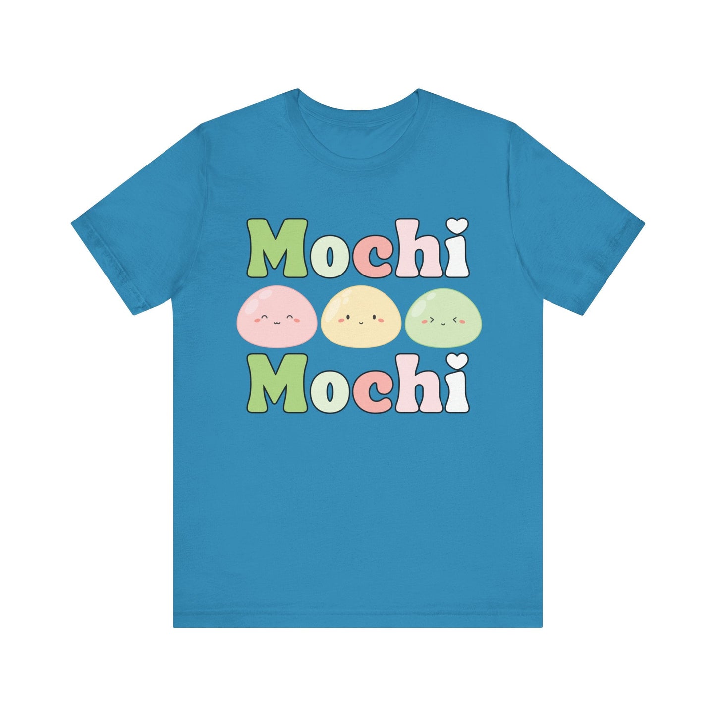 Cute Mochi Tee - Adorable and Comfortable Mochi Mochi Unisex Bella and Canvas Short Sleeve T - shirt Kawaii Japanese food shirt - I Love Heartstrings