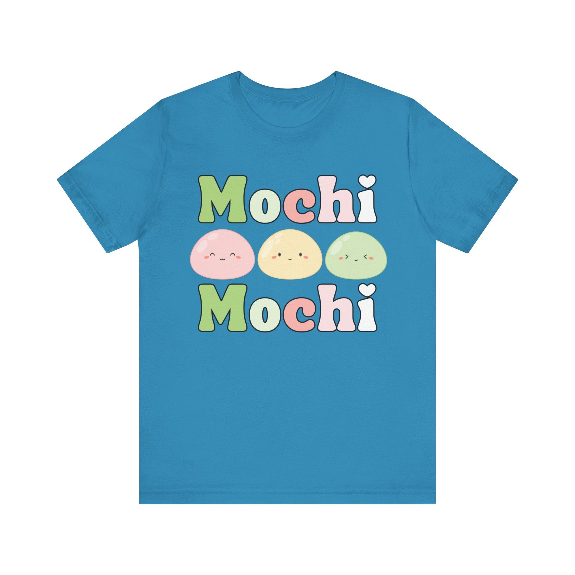 Cute Mochi Tee - Adorable and Comfortable Mochi Mochi Unisex Bella and Canvas Short Sleeve T - shirt Kawaii Japanese food shirt - I Love Heartstrings