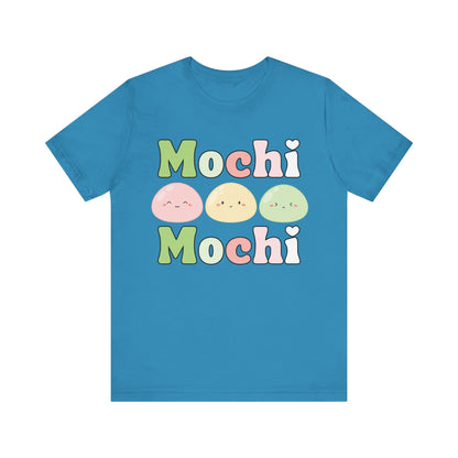 Cute Mochi Tee - Adorable and Comfortable Mochi Mochi Unisex Bella and Canvas Short Sleeve T - shirt Kawaii Japanese food shirt - I Love Heartstrings