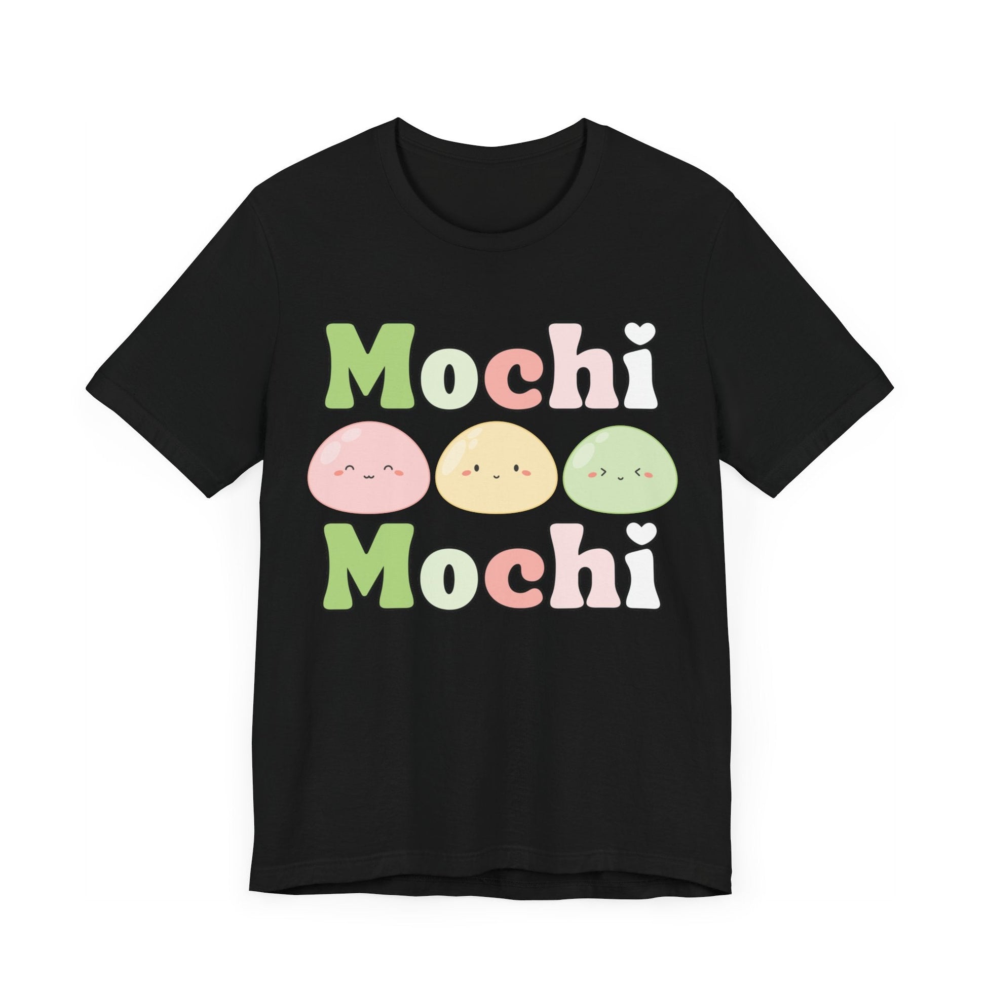 Cute Mochi Tee - Adorable and Comfortable Mochi Mochi Unisex Bella and Canvas Short Sleeve T - shirt Kawaii Japanese food shirt - I Love Heartstrings