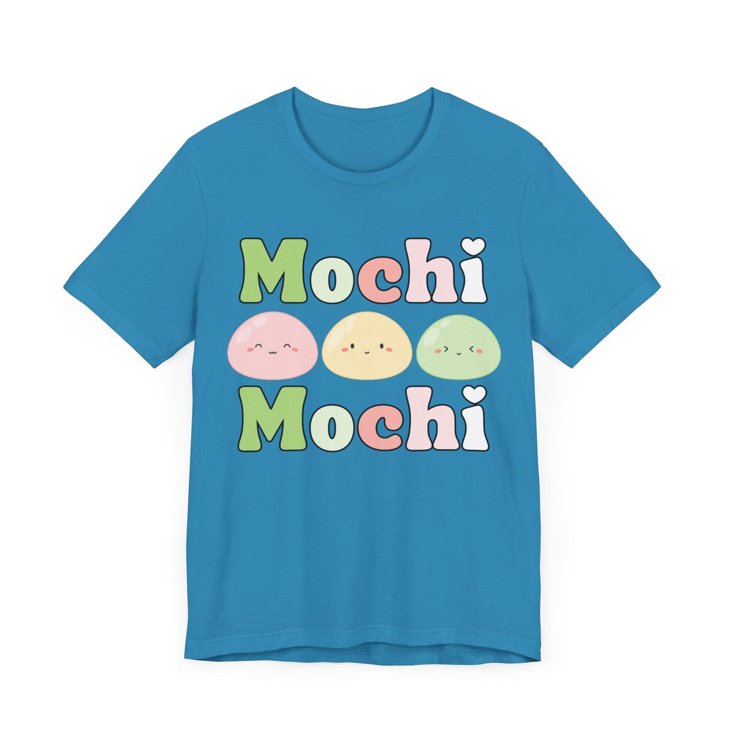 Cute Mochi Tee - Adorable and Comfortable Mochi Mochi Unisex Bella and Canvas Short Sleeve T - shirt Kawaii Japanese food shirt - I Love Heartstrings