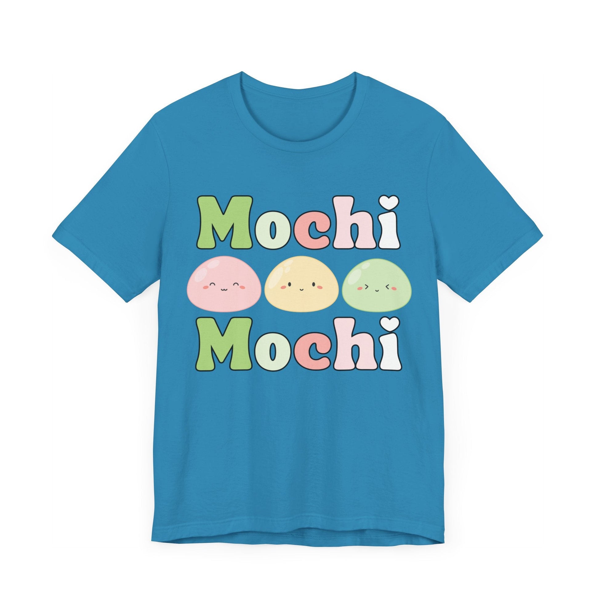 Cute Mochi Tee - Adorable and Comfortable Mochi Mochi Unisex Bella and Canvas Short Sleeve T - shirt Kawaii Japanese food shirt - I Love Heartstrings
