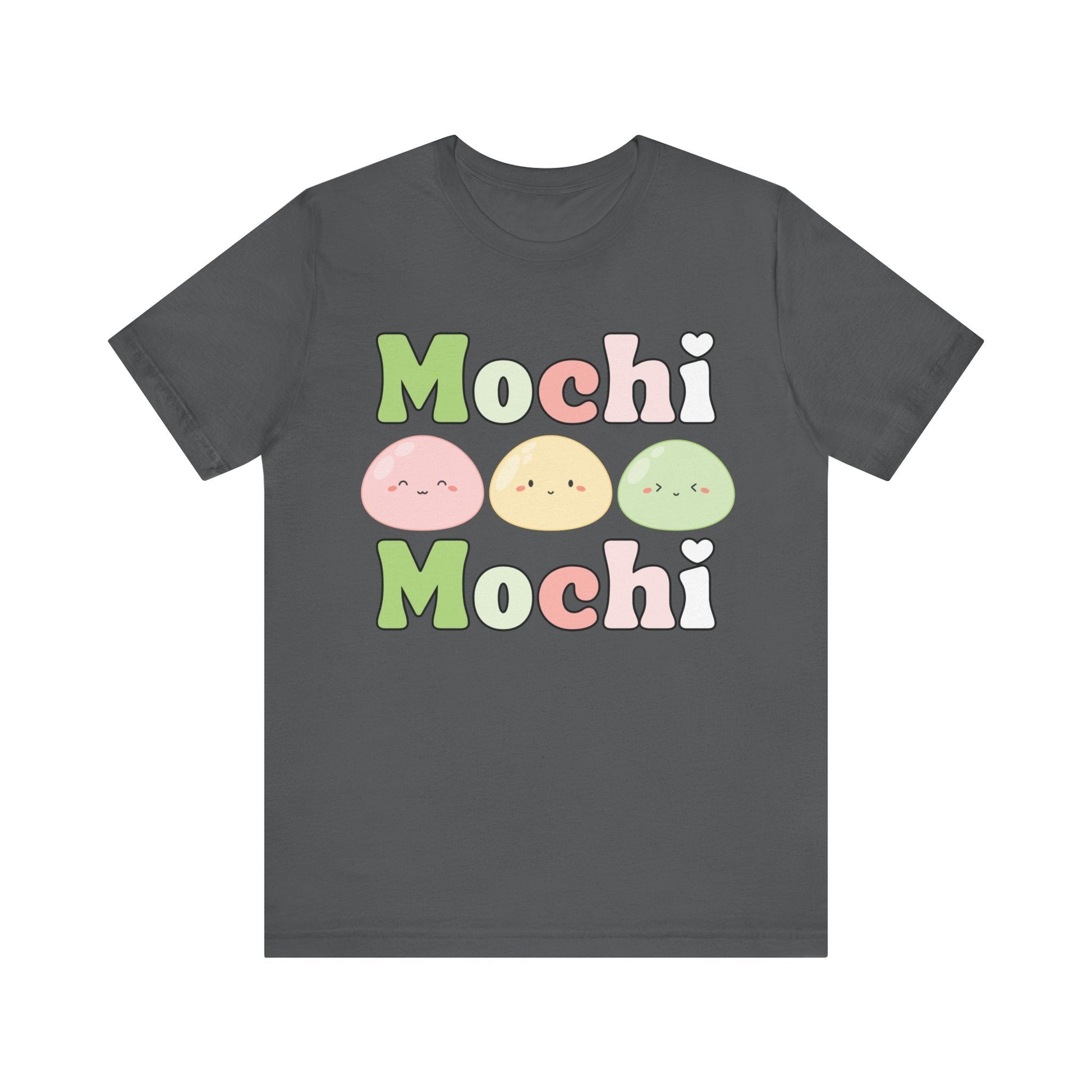Cute Mochi Tee - Adorable and Comfortable Mochi Mochi Unisex Bella and Canvas Short Sleeve T - shirt Kawaii Japanese food shirt - I Love Heartstrings
