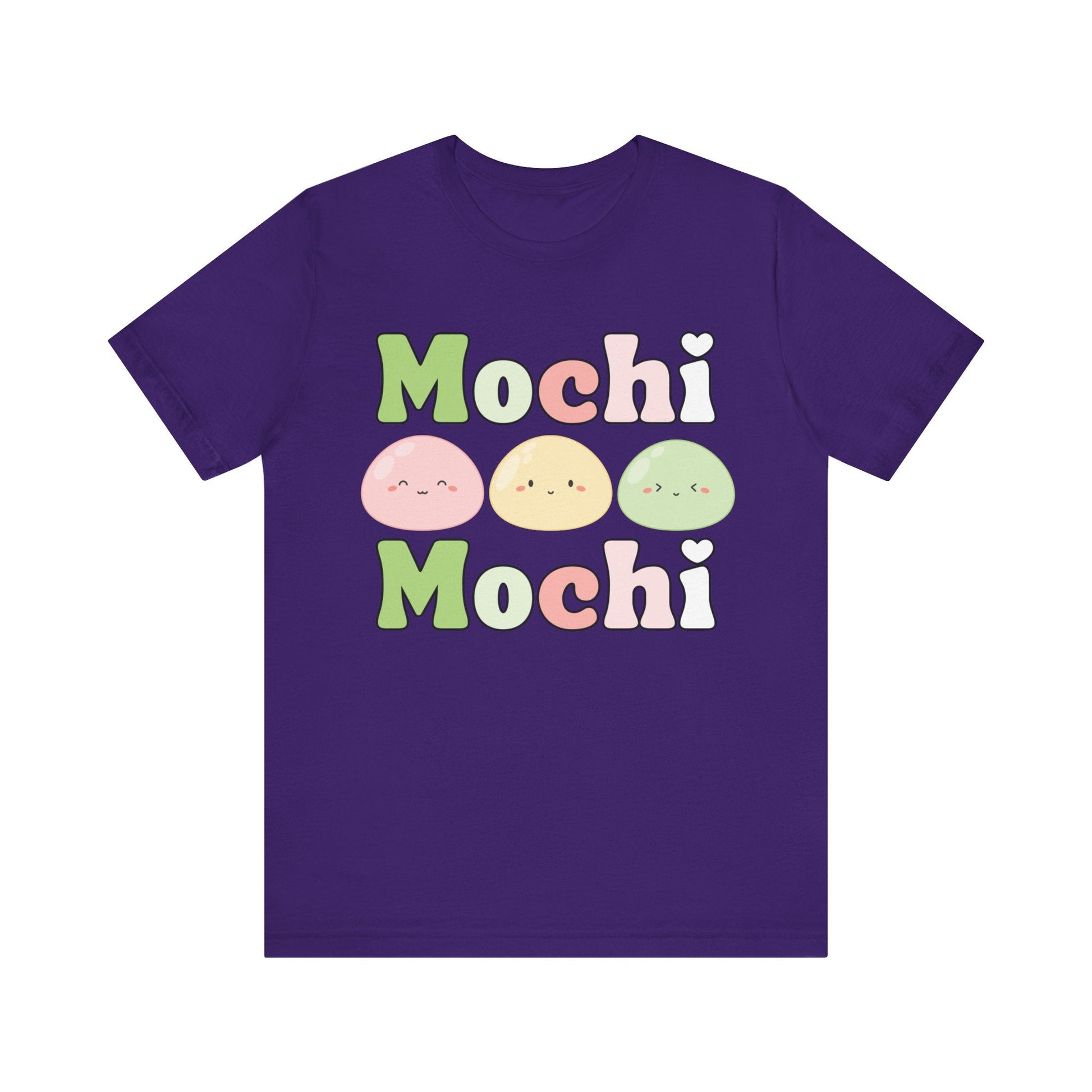 Cute Mochi Tee - Adorable and Comfortable Mochi Mochi Unisex Bella and Canvas Short Sleeve T - shirt Kawaii Japanese food shirt - I Love Heartstrings