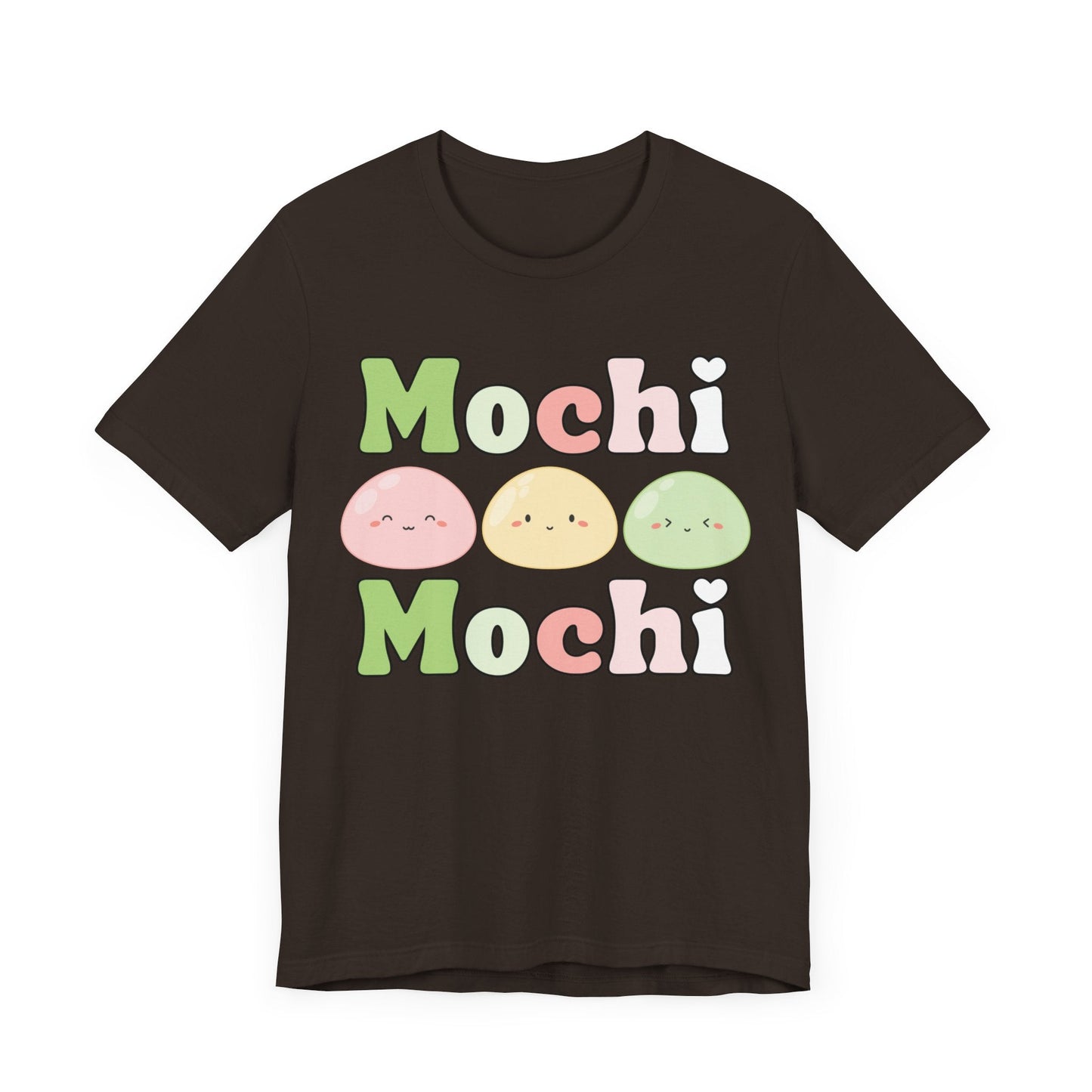 Cute Mochi Tee - Adorable and Comfortable Mochi Mochi Unisex Bella and Canvas Short Sleeve T - shirt Kawaii Japanese food shirt - I Love Heartstrings