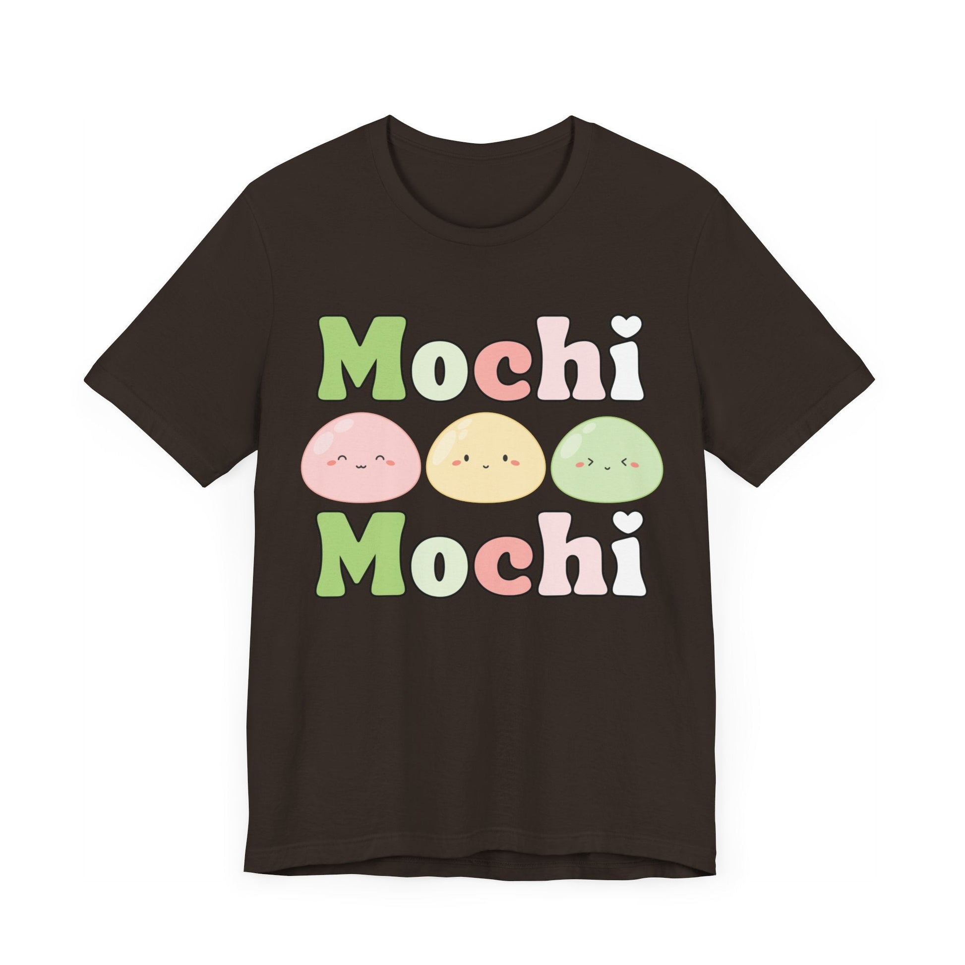 Cute Mochi Tee - Adorable and Comfortable Mochi Mochi Unisex Bella and Canvas Short Sleeve T - shirt Kawaii Japanese food shirt - I Love Heartstrings