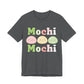 Cute Mochi Tee - Adorable and Comfortable Mochi Mochi Unisex Bella and Canvas Short Sleeve T - shirt Kawaii Japanese food shirt - I Love Heartstrings