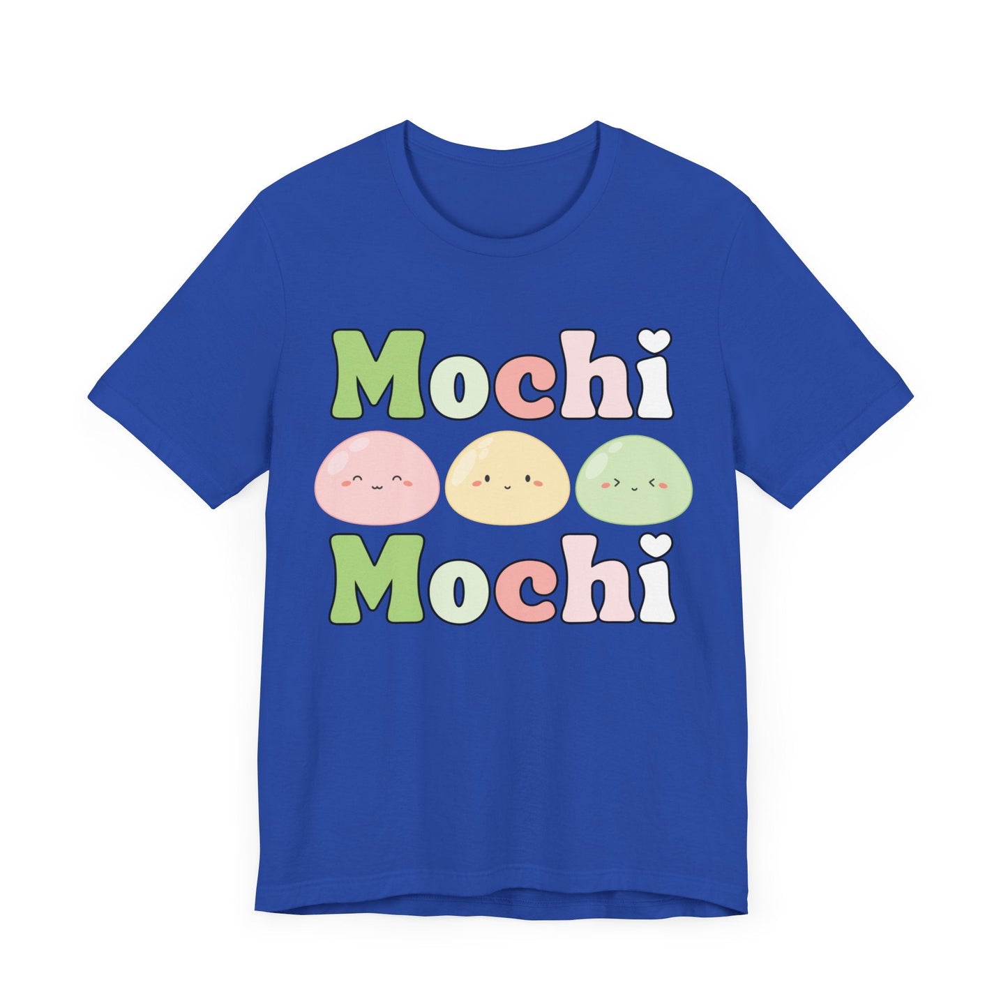 Cute Mochi Tee - Adorable and Comfortable Mochi Mochi Unisex Bella and Canvas Short Sleeve T - shirt Kawaii Japanese food shirt - I Love Heartstrings