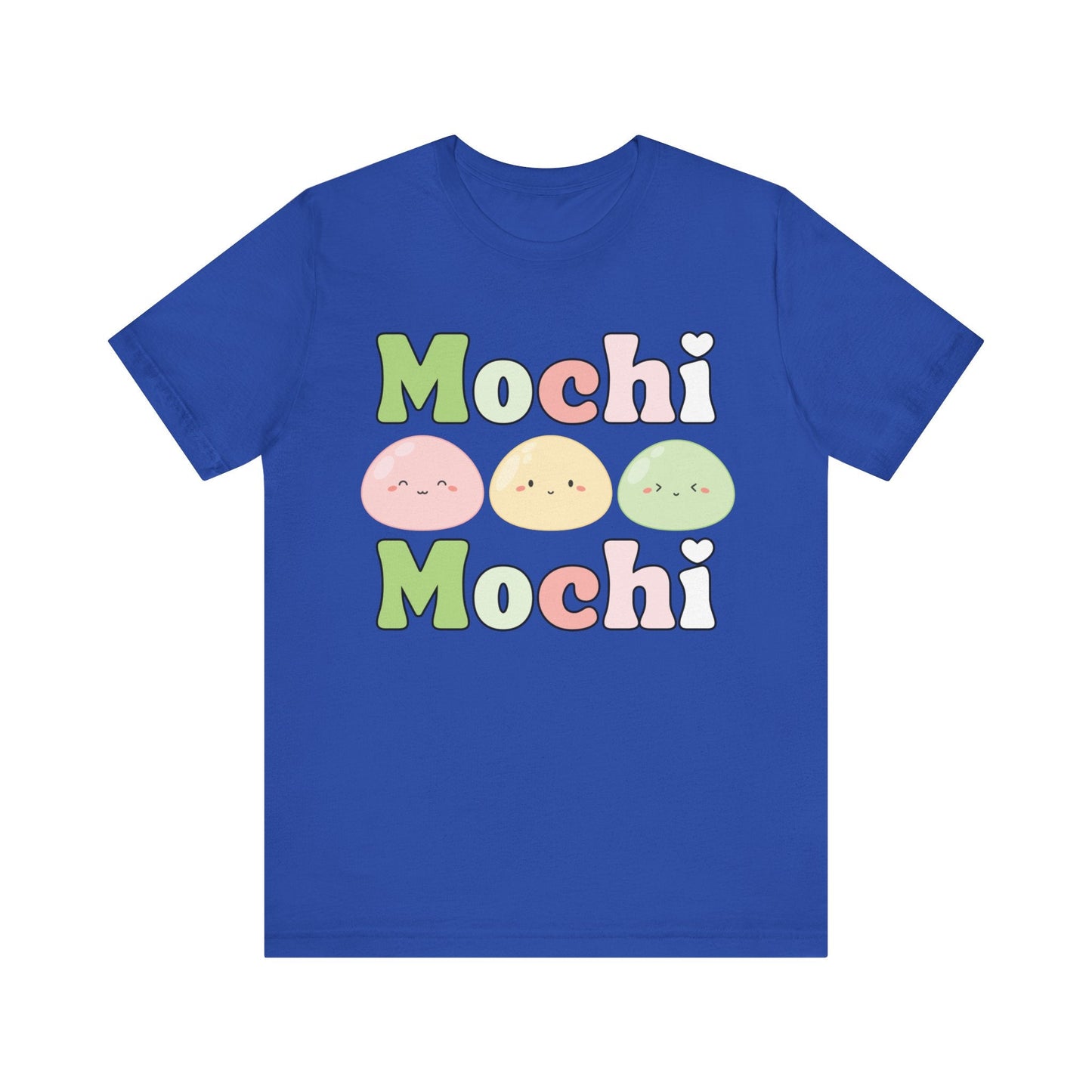 Cute Mochi Tee - Adorable and Comfortable Mochi Mochi Unisex Bella and Canvas Short Sleeve T - shirt Kawaii Japanese food shirt - I Love Heartstrings