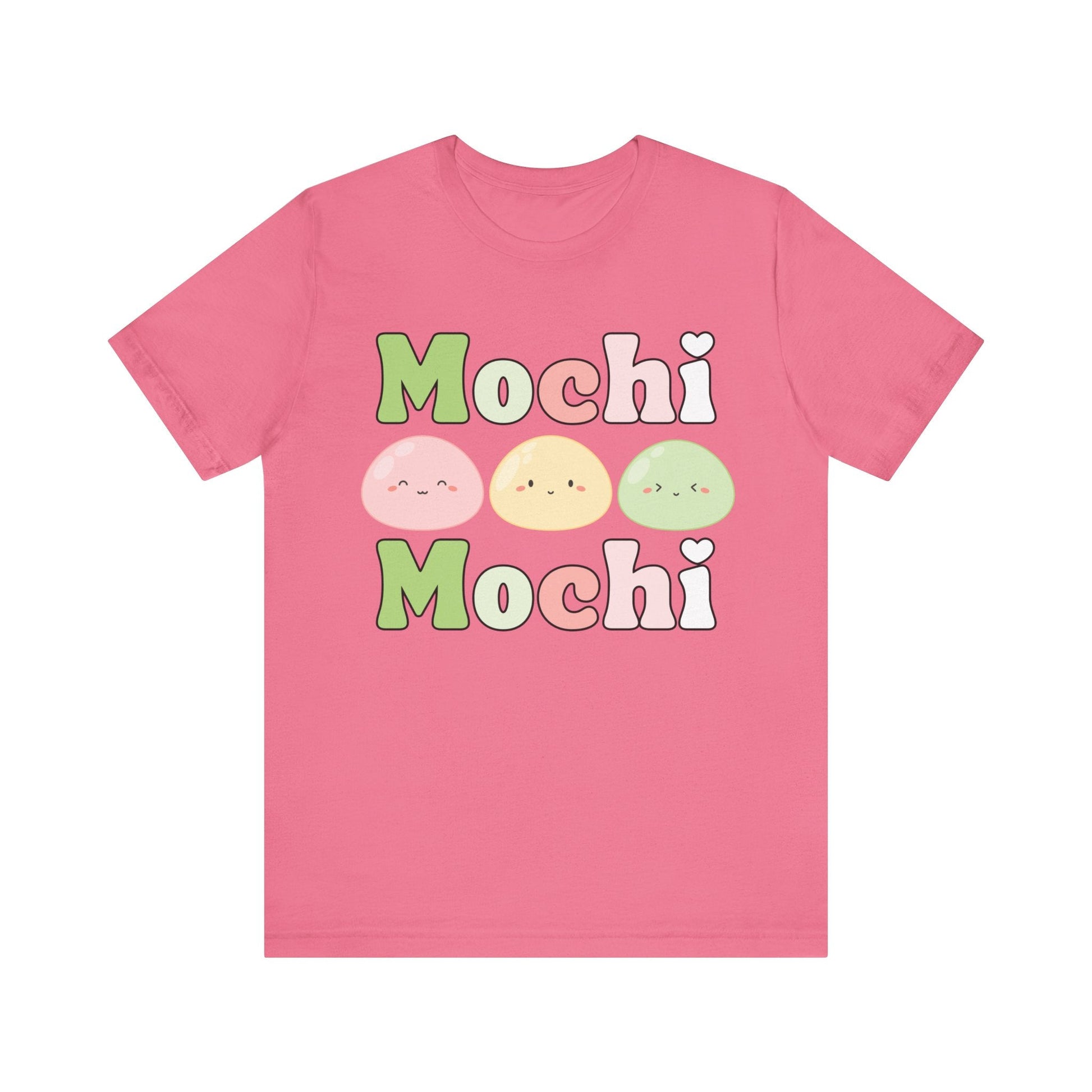 Cute Mochi Tee - Adorable and Comfortable Mochi Mochi Unisex Bella and Canvas Short Sleeve T - shirt Kawaii Japanese food shirt - I Love Heartstrings