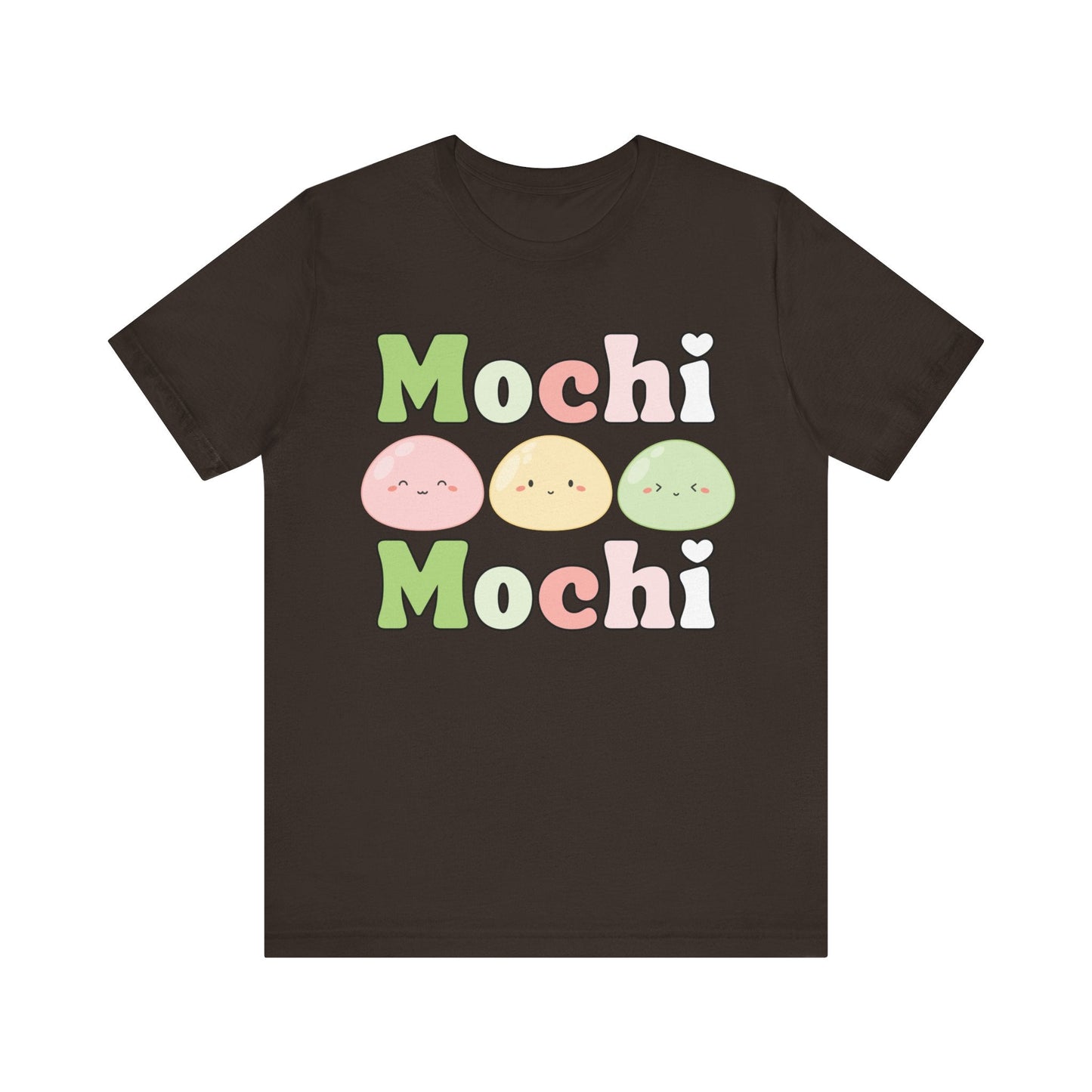 Cute Mochi Tee - Adorable and Comfortable Mochi Mochi Unisex Bella and Canvas Short Sleeve T - shirt Kawaii Japanese food shirt - I Love Heartstrings