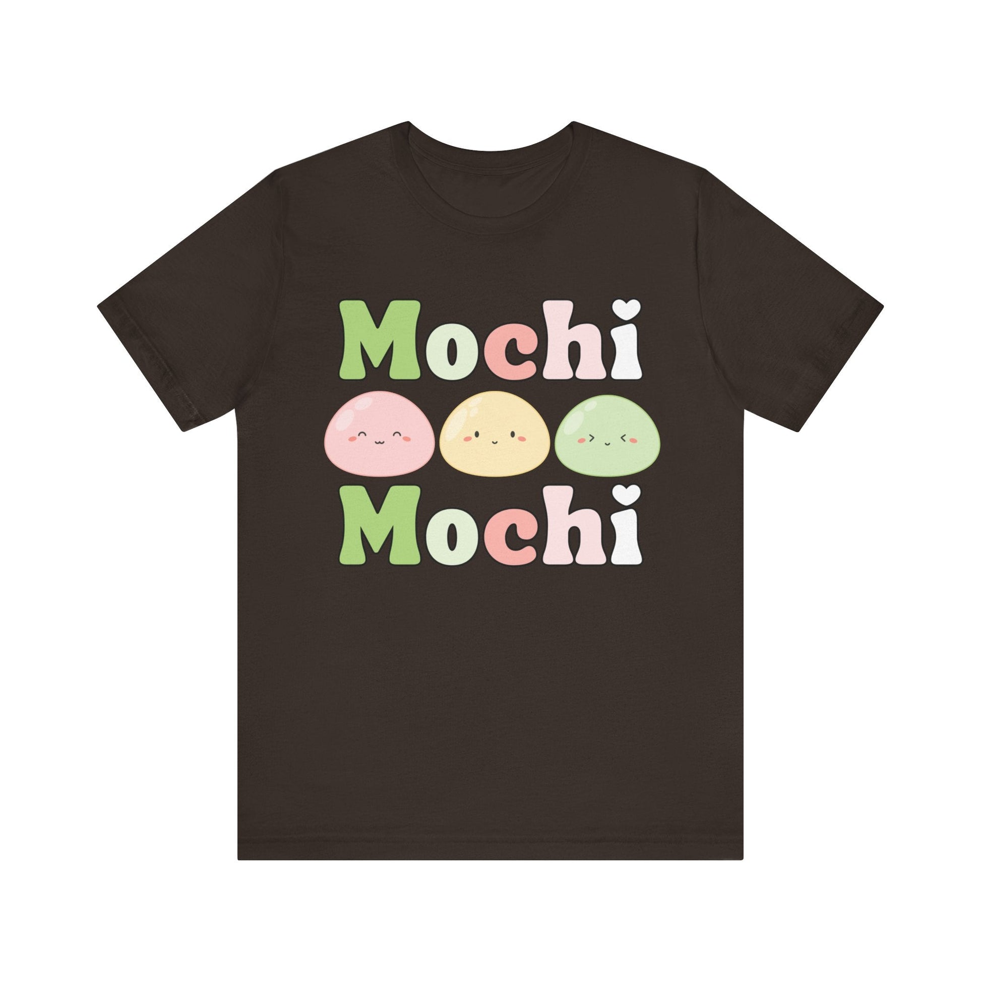 Cute Mochi Tee - Adorable and Comfortable Mochi Mochi Unisex Bella and Canvas Short Sleeve T - shirt Kawaii Japanese food shirt - I Love Heartstrings