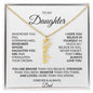 Dad to Daughter Personalized Name Necklace - I Love Heartstrings