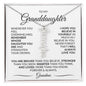 Granddaughter Custom Name necklace Personalized Jewelry from Grandma - I Love Heartstrings