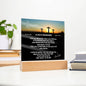 Grandson Gift Acrylic LED Nightlight Gift - I Love Heartstrings