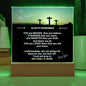 Grandson Gift Acrylic LED Nightlight Gift - I Love Heartstrings