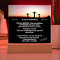 Grandson Gift Acrylic LED Nightlight Gift - I Love Heartstrings
