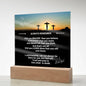 Grandson Gift Acrylic LED Nightlight Gift - I Love Heartstrings