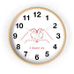 I (Heart) You Wall Clock Gift for Boyfriend Husband Best friend Gift - I Love Heartstrings