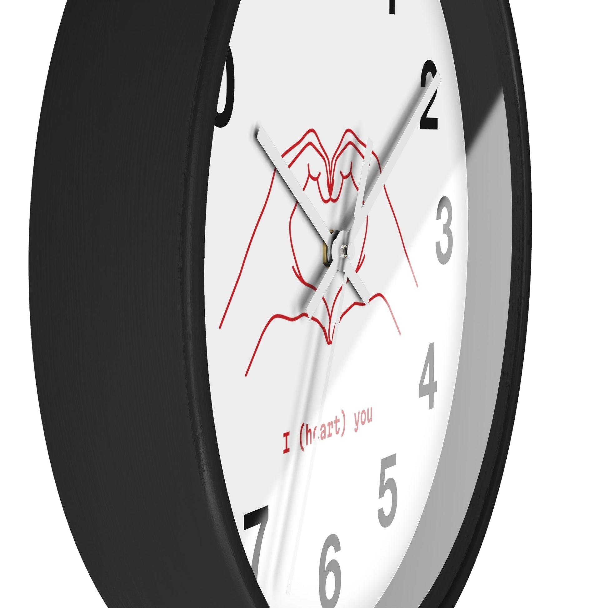 I (Heart) You Wall Clock Gift for Boyfriend Husband Best friend Gift - I Love Heartstrings
