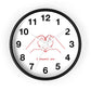 I (Heart) You Wall Clock Gift for Boyfriend Husband Best friend Gift - I Love Heartstrings