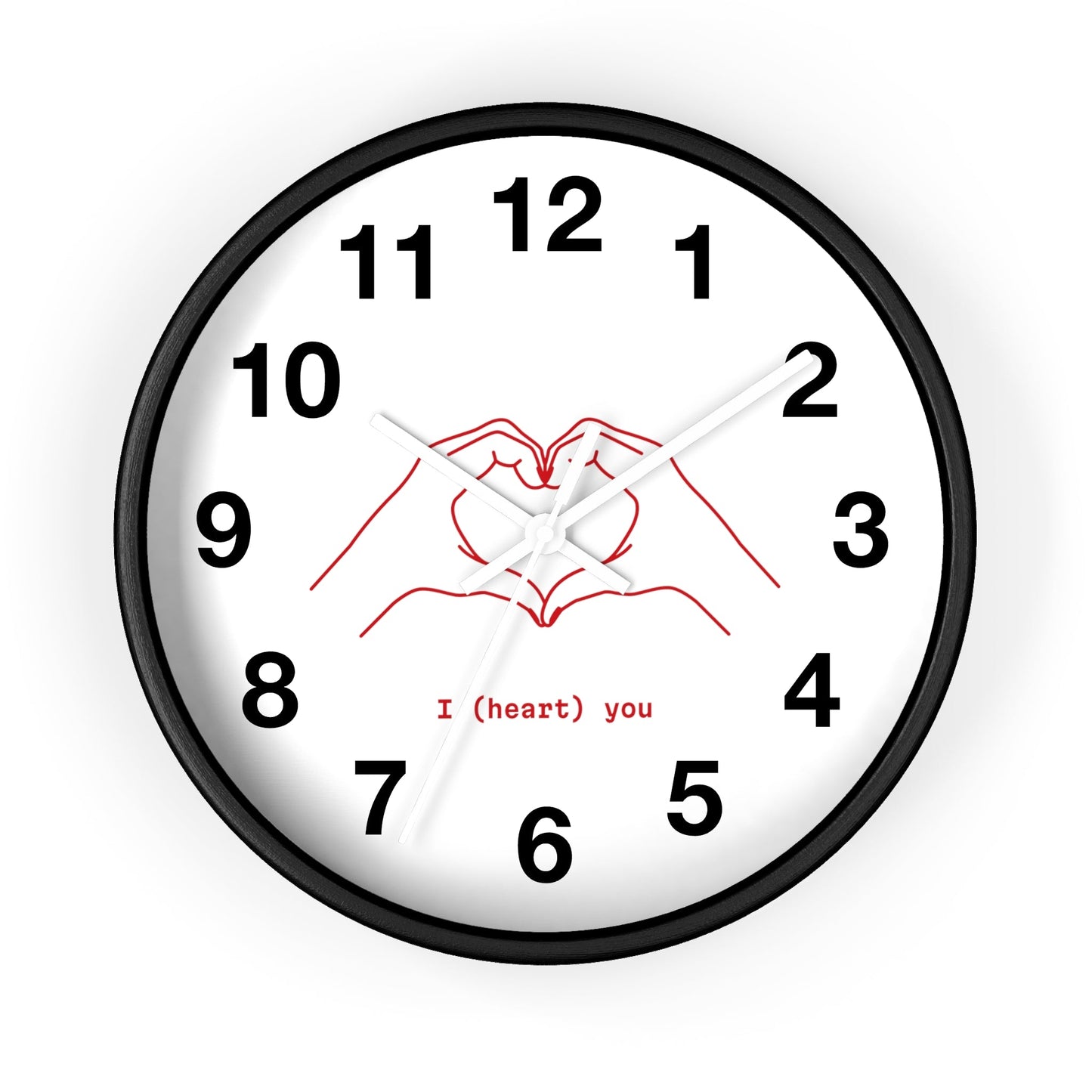 I (Heart) You Wall Clock Gift for Boyfriend Husband Best friend Gift - I Love Heartstrings