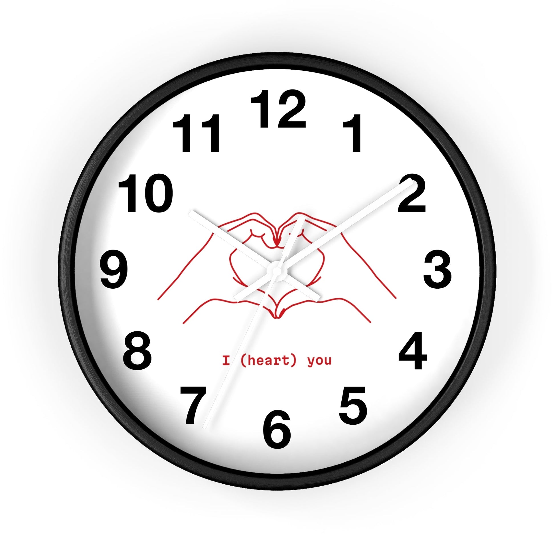 I (Heart) You Wall Clock Gift for Boyfriend Husband Best friend Gift - I Love Heartstrings