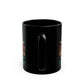 New Grandpa Promotion Mug, Dad promoted to Papa Black Mug (11oz, 15oz) New Grandfather Mug Baby Birth Announcement gift - I Love Heartstrings