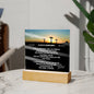 To My Son Acrylic LED Light Graduation Farewell Christian Gift for Son Graduation Birthday present - I Love Heartstrings