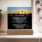 To My Son Acrylic LED Light Graduation Farewell Christian Gift for Son Graduation Birthday present - I Love Heartstrings