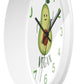 Vegan Avocado Wall Clock Vegan Lover Gift for Kitchen Housewarming Present Avocado Lover - I Love Heartstrings