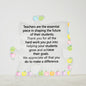 Acrylic Puzzle Plaque Teacher appreciation gift for Teachers from parents, staff, students, end of the school present - I Love Heartstrings