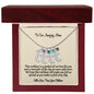 Baby Foot Pendant Necklace with Birthstone, Custom Engraved Names for Mother from Children, Gift for mom, Perfect for Mother's Day, birthday - I Love Heartstrings