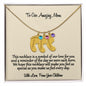 Baby Foot Pendant Necklace with Birthstone, Custom Engraved Names for Mother from Children, Gift for mom, Perfect for Mother's Day, birthday - I Love Heartstrings