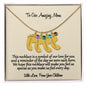 Baby Foot Pendant Necklace with Birthstone, Custom Engraved Names for Mother from Children, Gift for mom, Perfect for Mother's Day, birthday - I Love Heartstrings