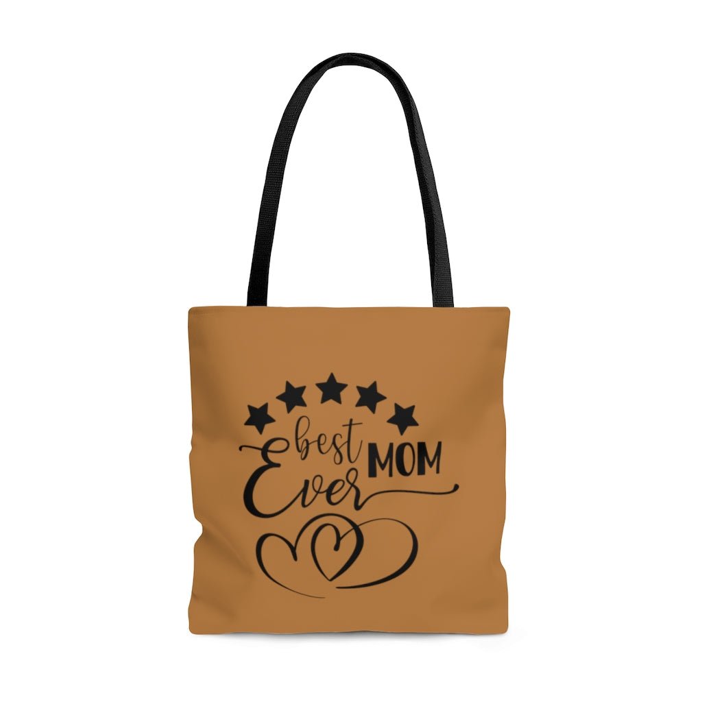 Best Mom and Chaos Coordinator Brown Tote Bag Practical Gift for Busy Mom - I Love Heartstrings