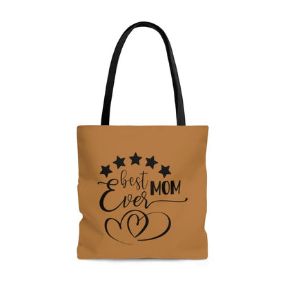 Best Mom and Chaos Coordinator Brown Tote Bag Practical Gift for Busy Mom - I Love Heartstrings
