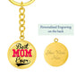 Best Mom Custom keychain for mom from daughter / son Mom gift for Birthday Mom Christmas gifts Mothers Day gift ideas Mother's day key chain - I Love Heartstrings