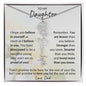 Birth flower Name Necklace Daughter Gift from Dad, Personalized gift for Daughter, Graduation, Mother's Day gifts for her, birthday necklace - I Love Heartstrings