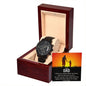 Black Chronograph Watch Gift from Daughter to Dad, Fathers Day, Birthday present, To My Dad, You Are My Hero, I Love You, Keepsake Timepiece - I Love Heartstrings