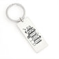 Books and Coffee lover Stainless Steel Keyring Keychain graduation gift birthday gift - I Love Heartstrings