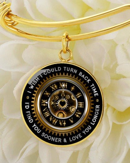 Bracelet for girlfriend Birthday Anniversary gift for wife partner soulmate personalized bangle custom-made keepsake for her BFF going away - I Love Heartstrings