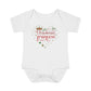 Christmas Body suit for Baby girl, Christmas Princess shirt, Baby 6-18 months Body Suit gift for Christmas - I Love Heartstrings